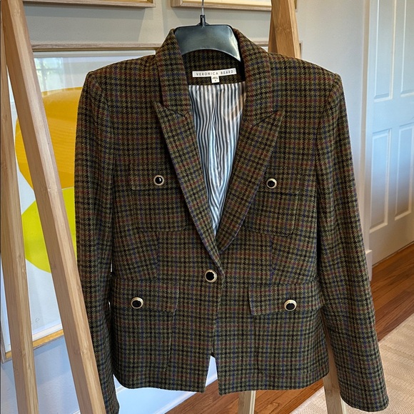 Veronica Beard Multicolor Plaid Blazer - Picture 3 of 3